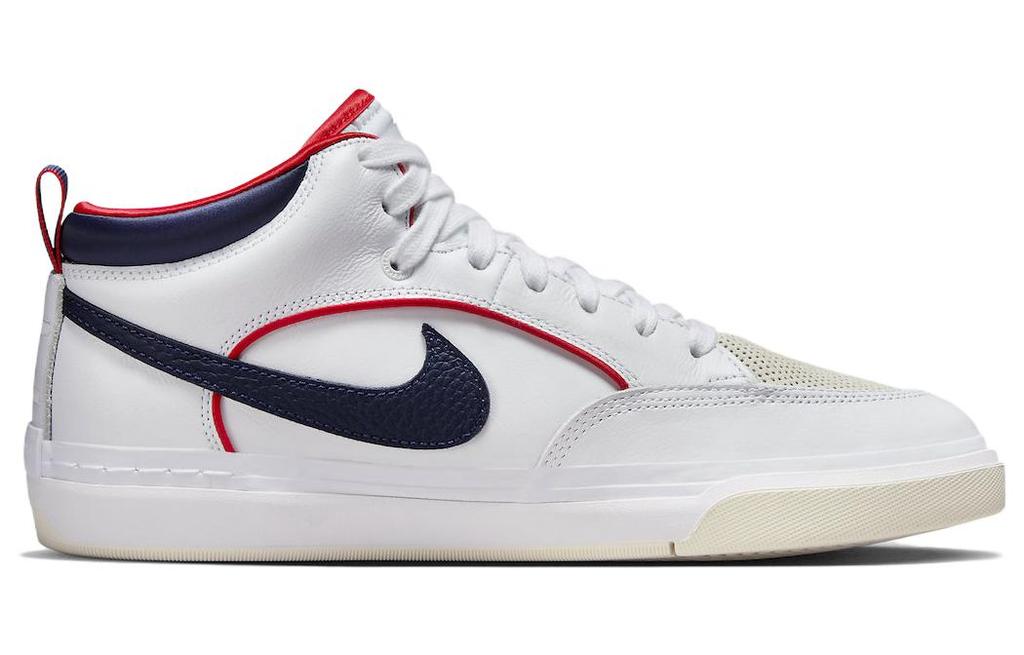 Nike Sb React Leo Prm White Midnight Navy FD0268-100
