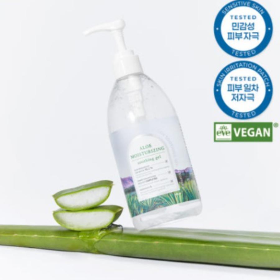 Deoproce Aloe Moisturizing Soothing Gel 390mL