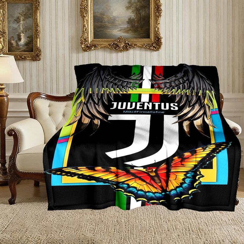 Juventus Football Club Blanket, Valentine's Day, Halloween, Thanksgiving Gift Blankets, Home Blanket for Bed and Couch Use