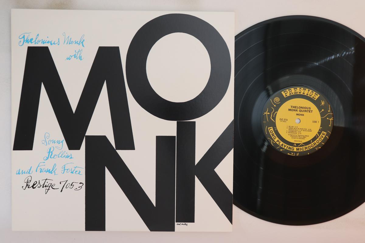 

LP Record THELONIOUS MONK - Monk OJC016 ORIGINAL JAZZ C 1982 US Jazz Used
