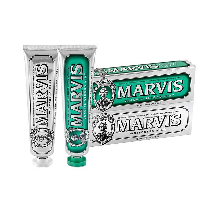 Marvis Toothpaste Duo - Strong Mint & Whitening Mint