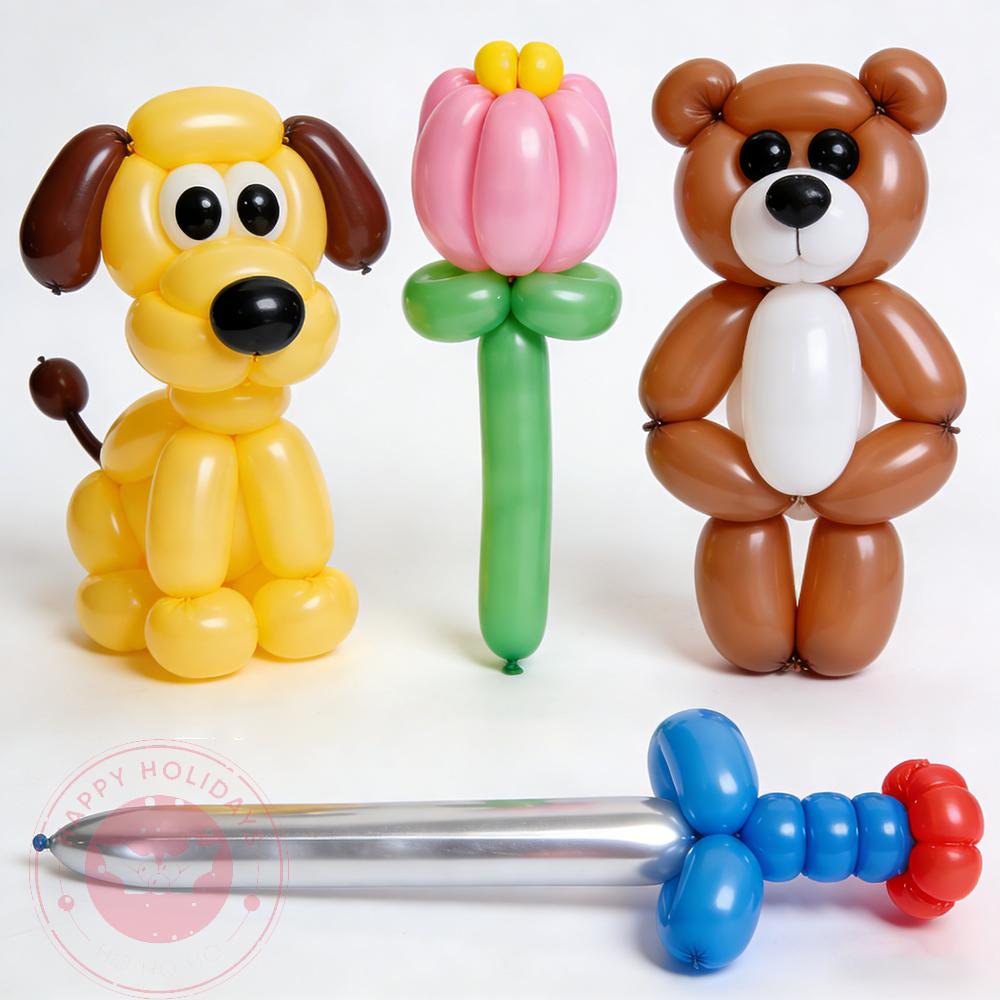 1.8g 100 buc Balon Magic 260N Baloane Lungi Groase Decorare Petrecere Divertisment Copii Activitate Comercială DIY Handmade