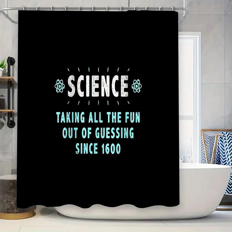 

Science Galaxy Space Nebula Shower Curtain Stargazing Universe Celestial Decor Bathroom Set 90x180cm