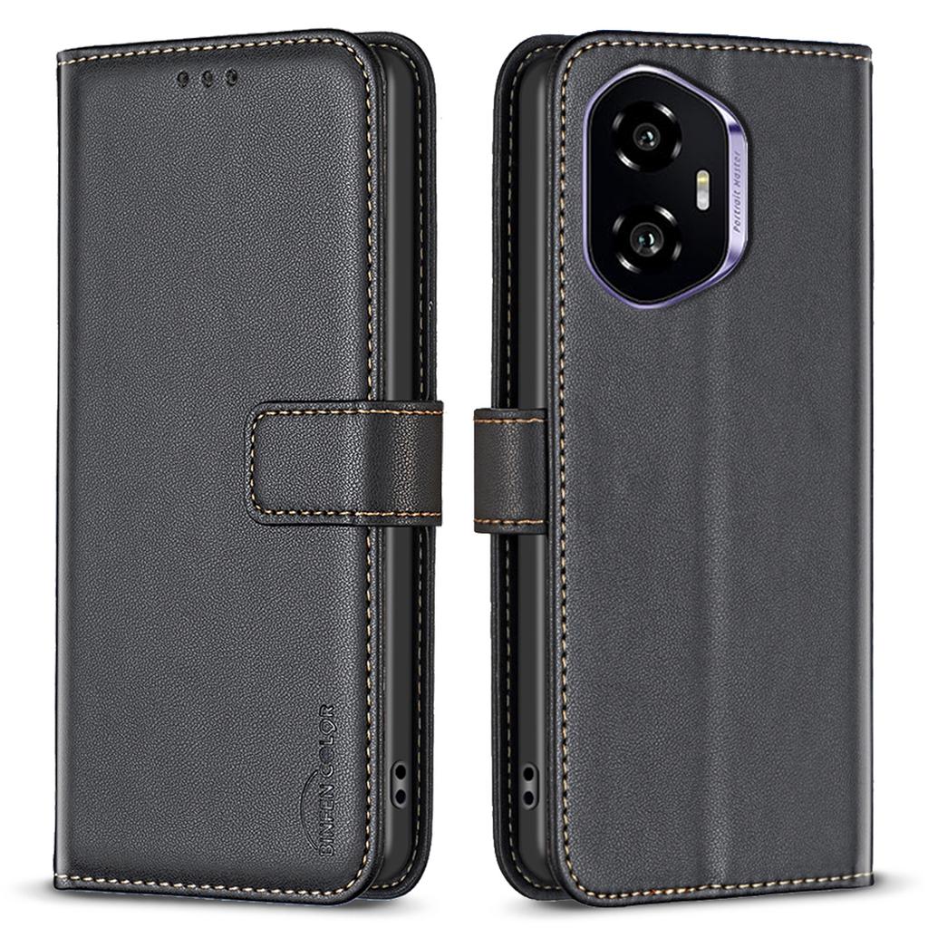 BINFEN COLOR BF17 For Honor 300 Case Wallet Folio Flip Leather Cover