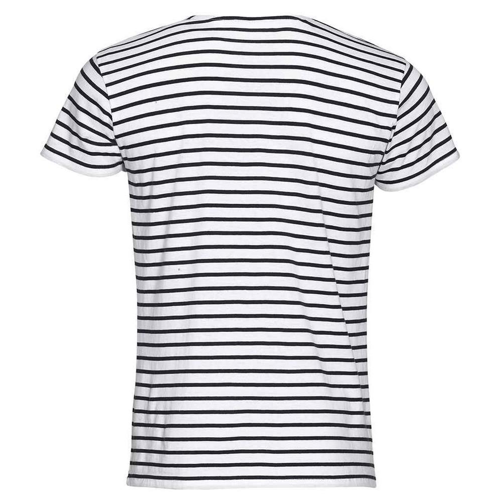 Mens Miles Striped Round Neck T-Shirt