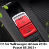 Electronic Handbrake Auto P Button Sequ Decor Cover Trim Accessories For Volkswagen Arteon 2018 - 2024 / Passat B8 2016 -2024