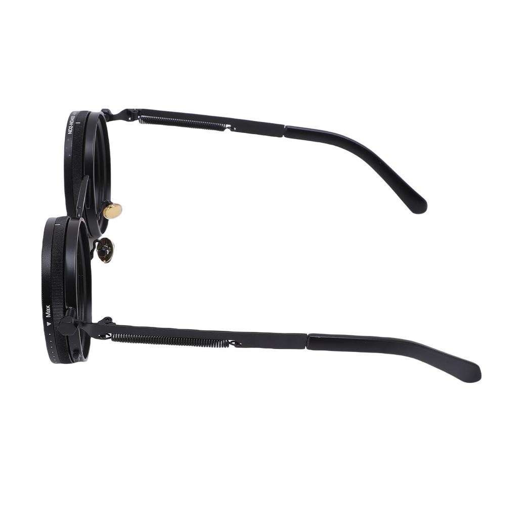 Nastavitelné tónované sluneční brýle 9 rychlostí ND2-400 filtr 49MM kulaté polarizované rybářské sluneční brýle pro venkovní průzkum