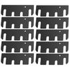 10 Pcs Stainless Steel Door Hinge Shims Engineered for Easy Insertion To Stabilize Door Hinges and Maintain Smooth Operation