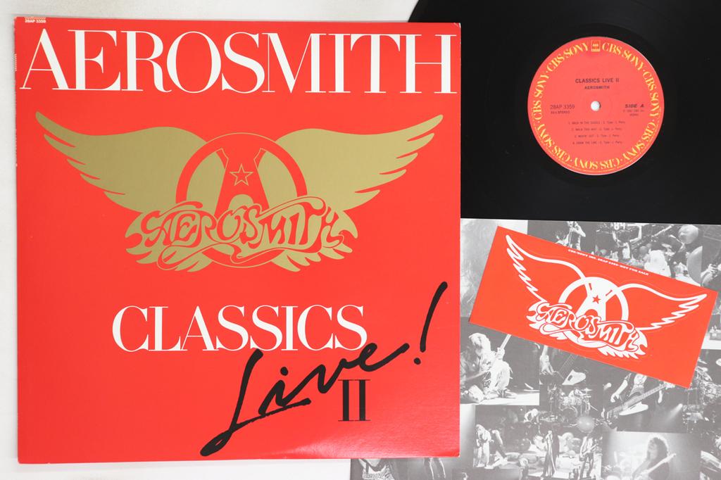 LP Record AEROSMITH - Classics Live II 28AP3359 CBS SONY 1987 Japan Rock Used