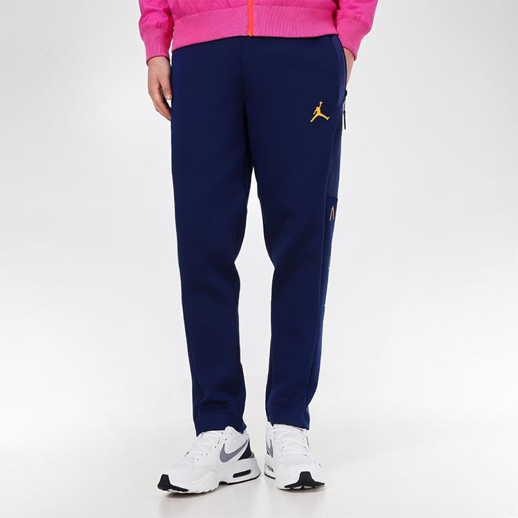Air Jordan Casual Knit Sport Pants Men Bottoms Blue CV3173-426