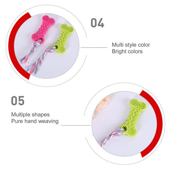 Hund Kauen Spielzeug Zähne Reinigung Puzzle Robust Zahnen Hund Cookies Geformt Spielzeug für