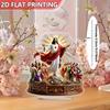 2D Flat Acrylic Elegant Bohemian Style Decoration, Indoor and Outdoor Decoration - No Battery/electricity Required, Free Day Decora