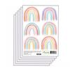 Peel Decorative Window Kids Room Wall Decals Nursery Room Decoration Wall Sticker Rainbow Stickers