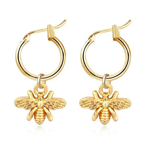 Stylish European  American Bee Stud Earrings