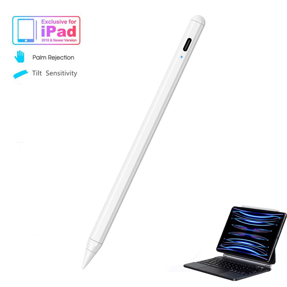 Free Laser Logo Touch Screen Pen Magnetic Stylus Pen Tilt Pressure for Apple iPad 11 10