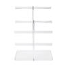 Elegant 3 Layer Jewelry Holder Rack for Necklace Bracelet and Earring Display with Tray Storage In Fashion Designs