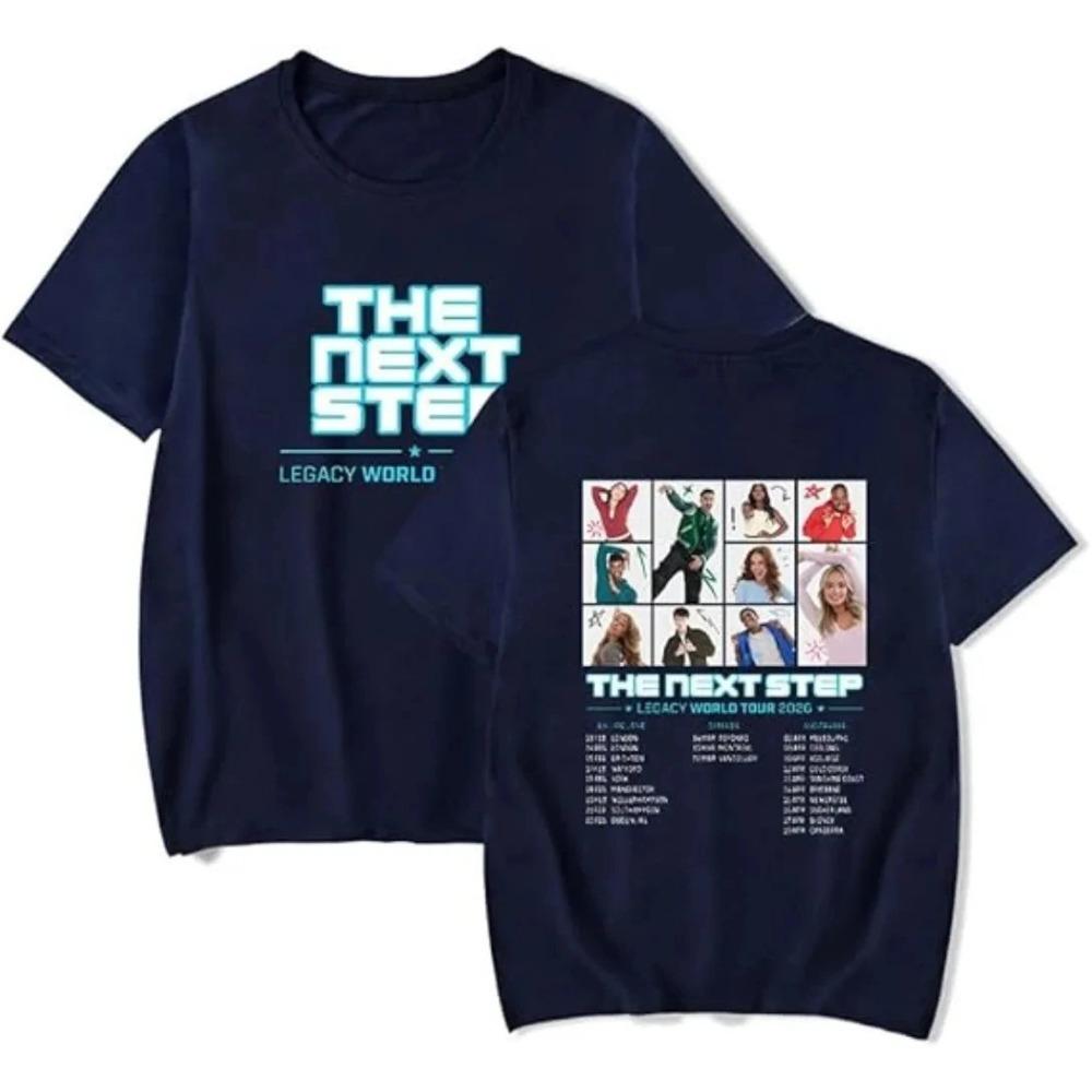The Next Step Legacy World Tour 2026 Fashion Harajuku Summer Tee Clothes Casual Summer Women Men T-Shirt Streetwear Trendy Cotton