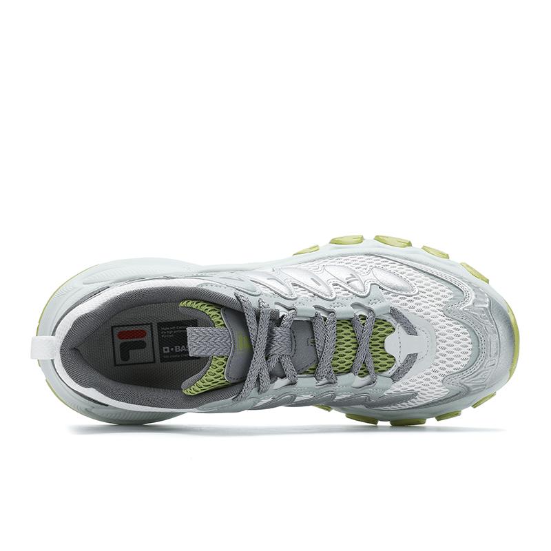 Fila Truffle Mushroom Shoes Versatile Trendy Fashionable Personalized Sports Casual Low-Top Running Shoes Men Sneaker Gray White F12M521112FFB
