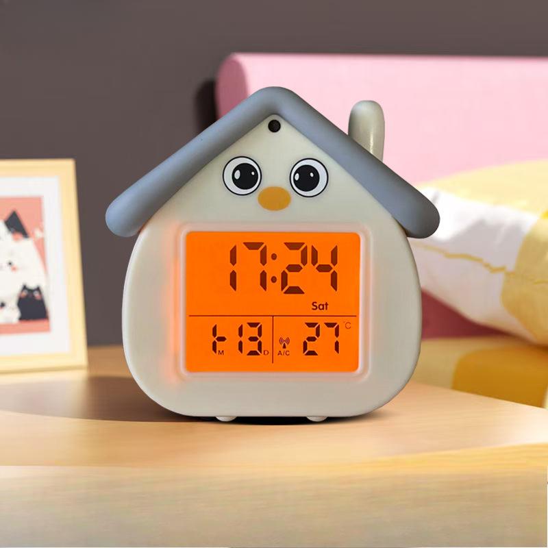 

Многофункциональный умный будильник с голосовым управлением на базе ИИ, студенческий, для обучения, голосовое управление, кондиционер, ночник, зарядка 10cm