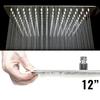 Pressure Overhead Stainless Steel Rainfall Water Tap Nozzle Sprinkler Sprayer Shower Head Faucet