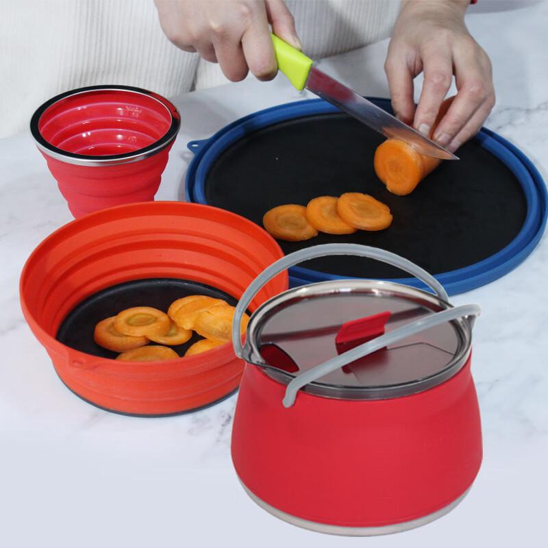 NuFeng Outdoor Folding Camping Dinnerware Set