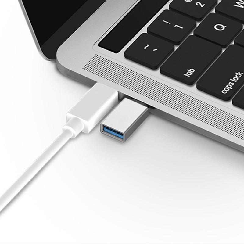 USB C To USB Adapter Type C Male To USB3.0 Female OTG Converter for Phone Tablets Laptops Charging 5Gbps Data Transfer