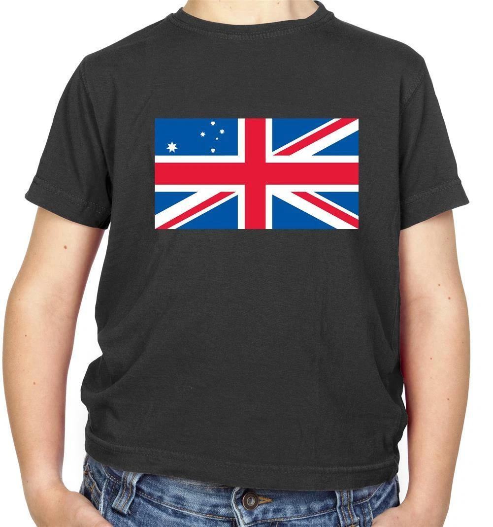 Austrailian Union Jack Kids T-Shirt - Aussie - Australia- Flag - Commonwealth 100