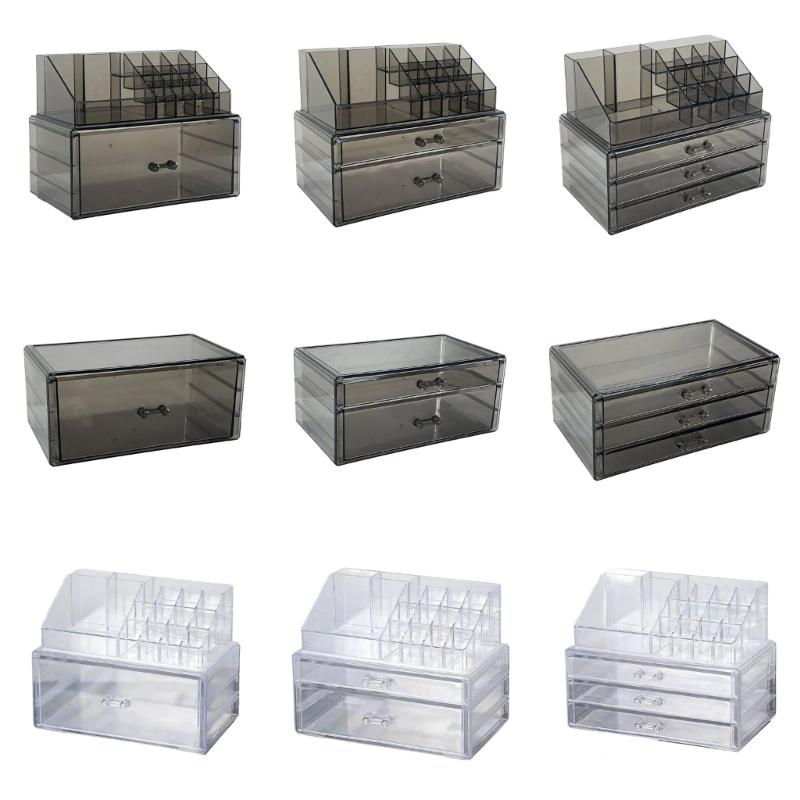 Solution de rangement élégante pour maquillage et bijoux Porte-accessoires pour femmes avec suffisamment d'espace pour les commodes et les coiffeuses