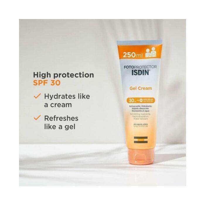 Crème Solaire - Isdin - Fotoprotector Gel Crème - SPF50+ - 250ml - Waterproof