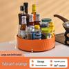 ZISIZ Rotating Kitchen Spice Rack & Condiment Organizer