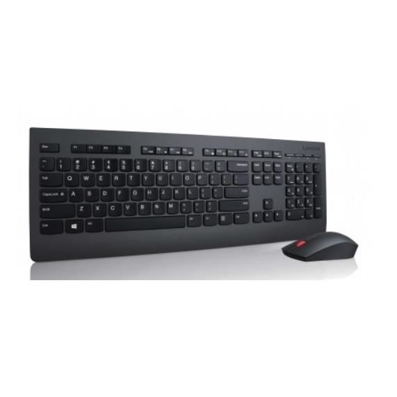 Clavier Et Souris - Lenovo - 4X30H56823 - Sans Fil - Clavier À Membrane - Noir
