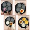 Egg Frying Pan Nonstick Pancake Pans 4-Cups Cookware Pancake, Omelette Pan Aluminium Alloy Egg Cooker