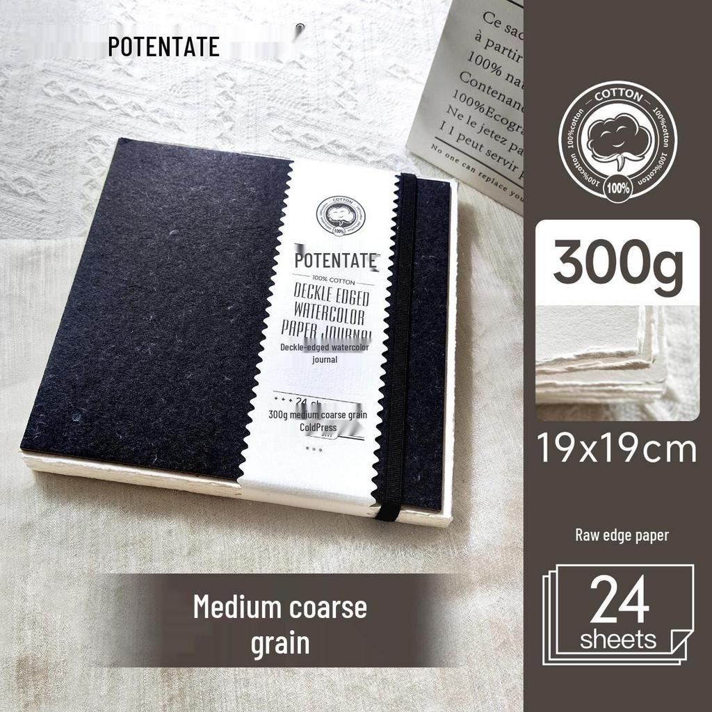 Portable Cotton Watercolor Accordion Planner - 300g Fabric for Travel & Student Paintings