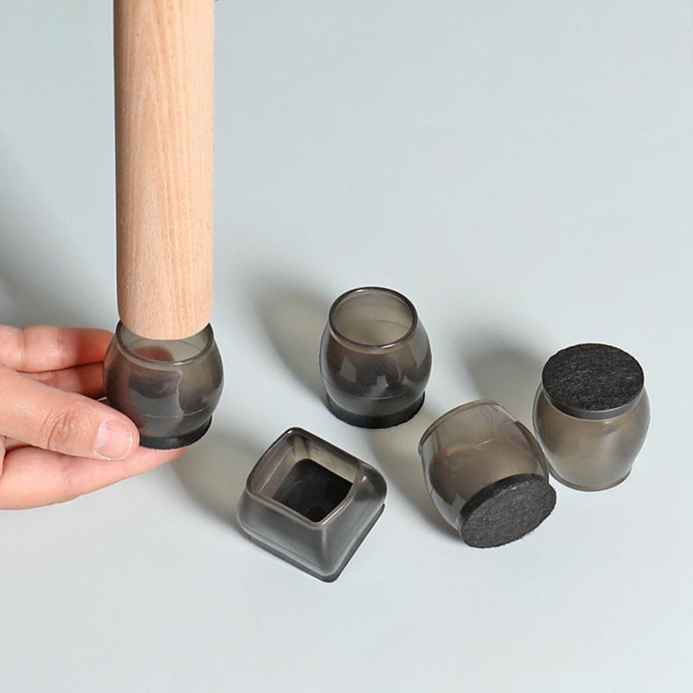 Reduce Noise Anti-slip Mat Floor Protector Cover Chair Leg Caps Furniture Feet Pads Home Decor