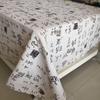 Thicken Cotton Linen Fabric Chinese Style Tablecloth Chinese Style Copybook Calligraphy Cover Table Cloth For Wedding Tea Table