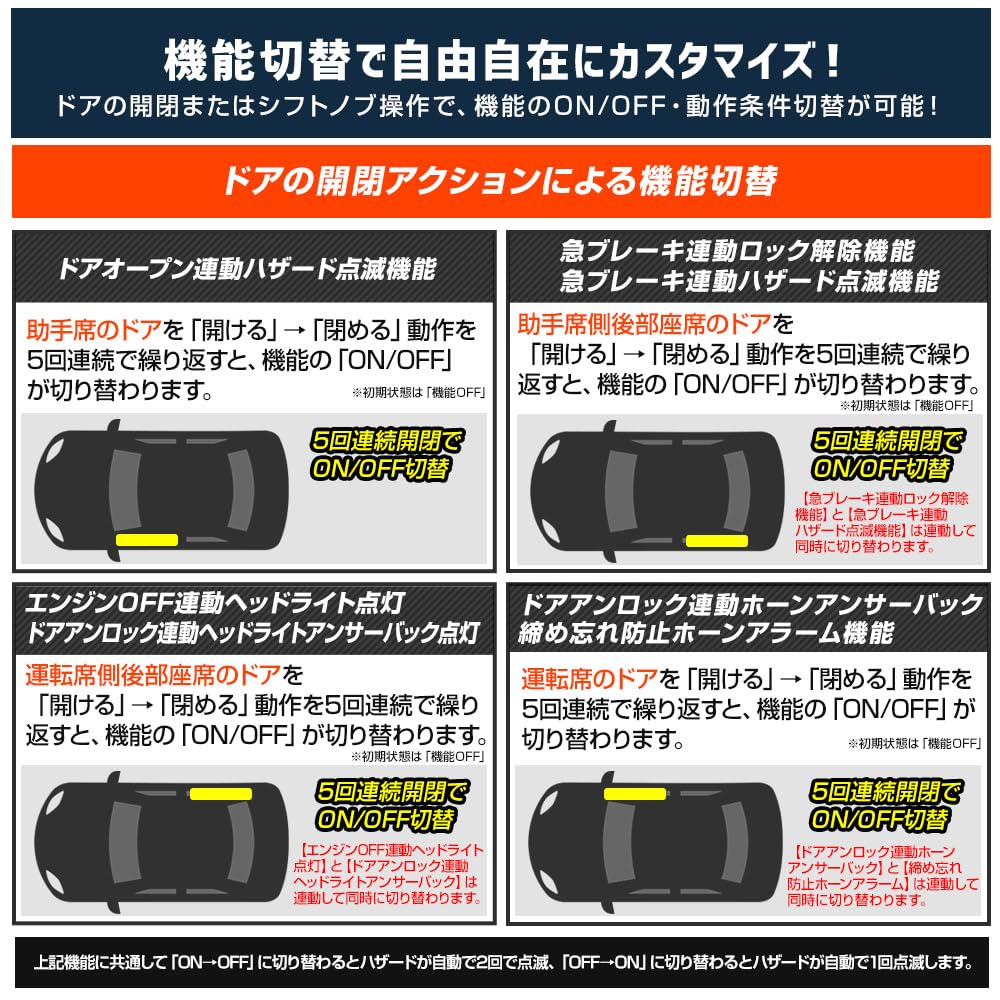 YOURS 90 Series Exclusive 14 Function OBD Kit 90 VOXY NOAH 90 Voxy 90 Noah Easy Installation Coupler On Auto Automatic Door Lock Vehicle Speed Hazard