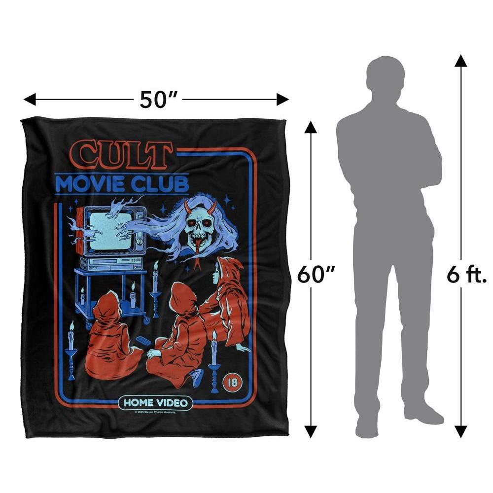 Steven Rhodes Cult Movie Club Soft Touch Blanket