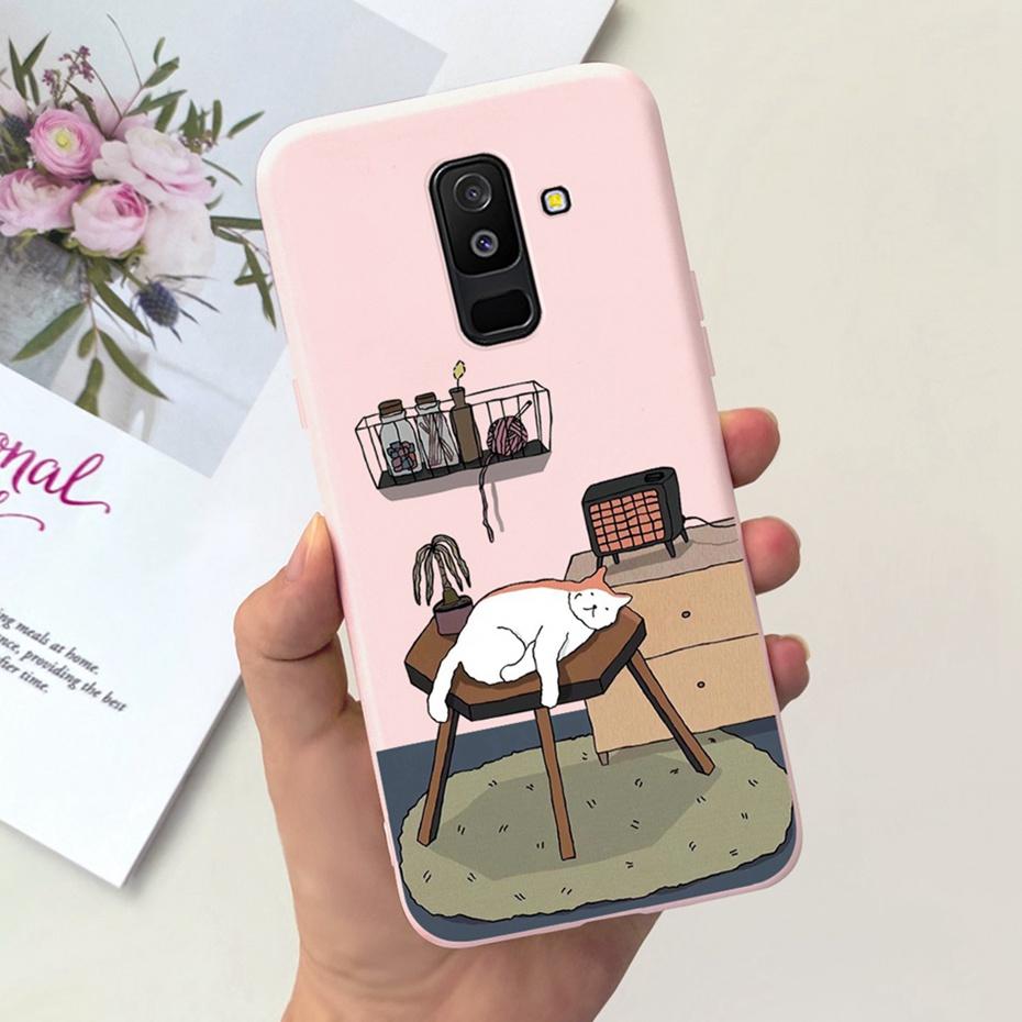 Fashion Case For Samsung Galaxy A6 Plus 2018 Soft Silicon TPU Back Cover For Samsung A6 2018 A 6 A6+ A6plus Phone Cases
