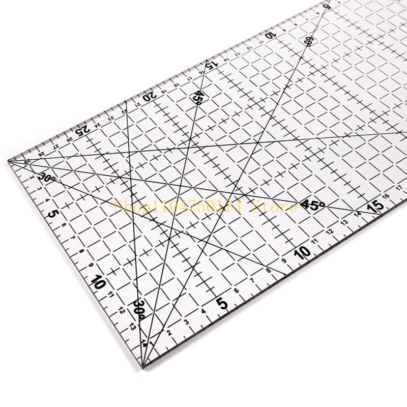 Acrylic Patchwork Ruler 30x15cm Transparent DIY Quilting Clothes Making Supplies for Children Students DIY Crafts top sale
