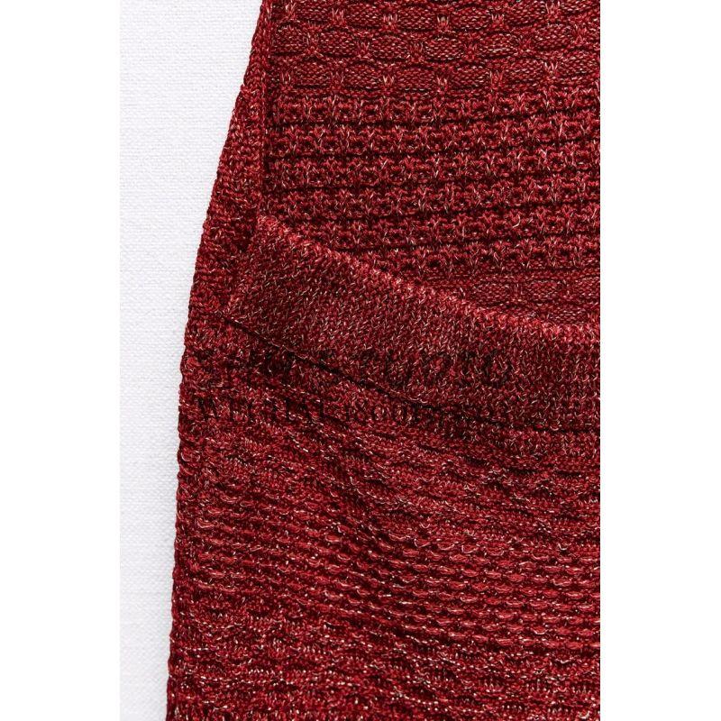 Spring New European and American Hot Sexy Deep V Neck Open Back Open Buckle Knitting Sling Dress 2756023