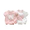Baby-Mädchen Sommer-Strampler mit Schleifen-Print - Süß & Bequem