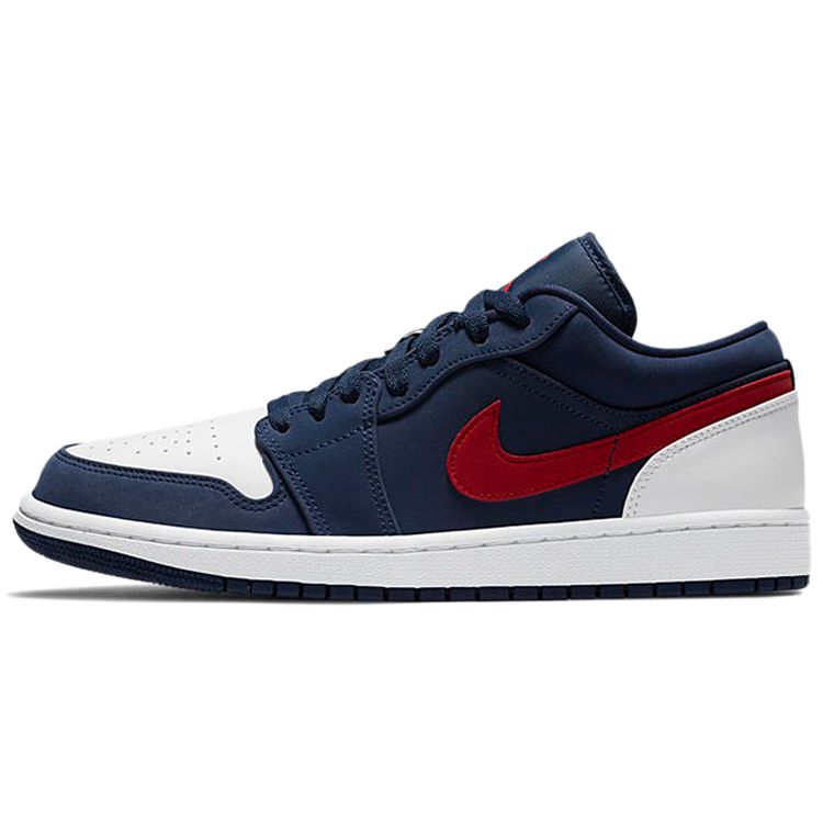 

Мужские кроссовки Air Jordan 1 Low USA Синие CZ8454-400