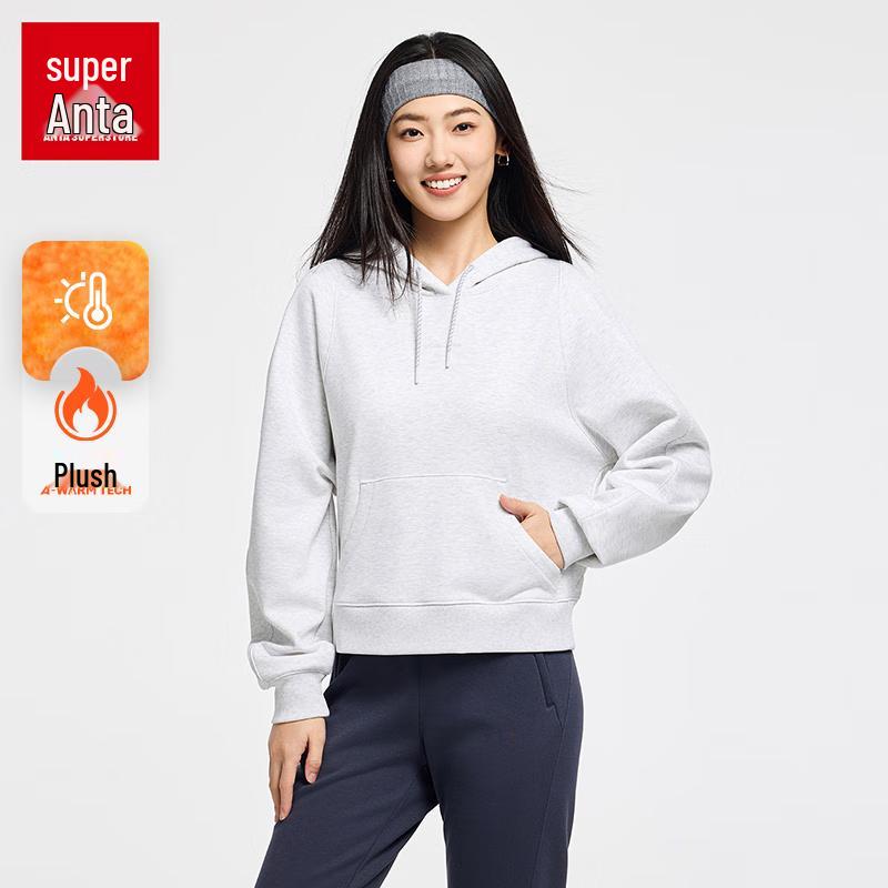

Anta Women s Fleece Lined Hooded Sweatshirt M
