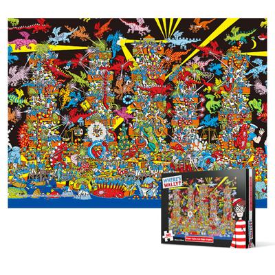 500 Piece Jigsaw Puzzle - Find Wally Eerie Night Light, Popular Korean Puzzle