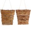 Wicker Handmade Festive Flower Basket For Indoor Thanksgiving And Christmas Decor