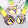 Winner Medal Kickball Medals Award With Neck Ribbon For Winner Reward Sports Metals Football Basketball Volleyball Prizes