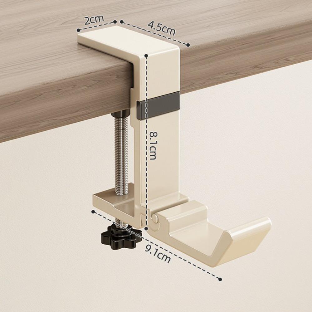 Punch-free Hanging Bag Hook Portable Handbag Rack New Desk Side Holder  Table