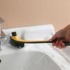 Double Sided Toilet Brush Prevent Scratch Soft Bristles Toilet Long Handle Cleaning Brushes for