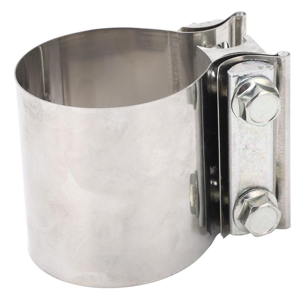 2.75 Inch Exhaust Clamp Stable Fixing Stainless Steel Sturdy Durable Exhaust Pipe Clamp Universal