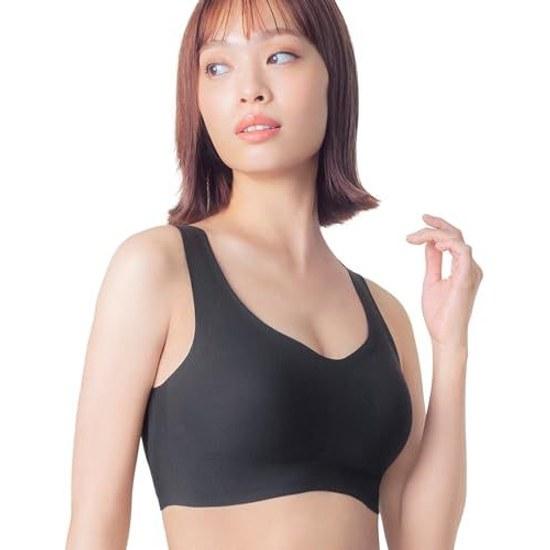 Wing Wacoal Non-Wire Bra Cotton Blend Material Comfortable Yet Beautiful Breathable Luxury Half Top KB1031